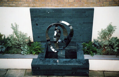 water feature London garden designer